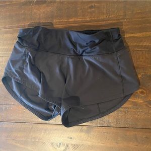 black speed ups lululemon size 0 length- 2.5 in